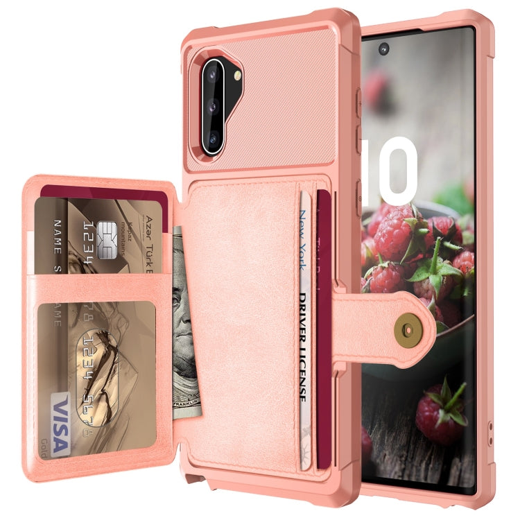 For Samsung Galaxy Note10 Magnetic Wallet Card Bag Leather Phone Case