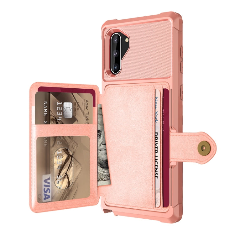 For Samsung Galaxy Note10 Magnetic Wallet Card Bag Leather Phone Case