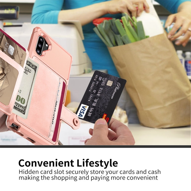 For Samsung Galaxy Note10 Magnetic Wallet Card Bag Leather Phone Case
