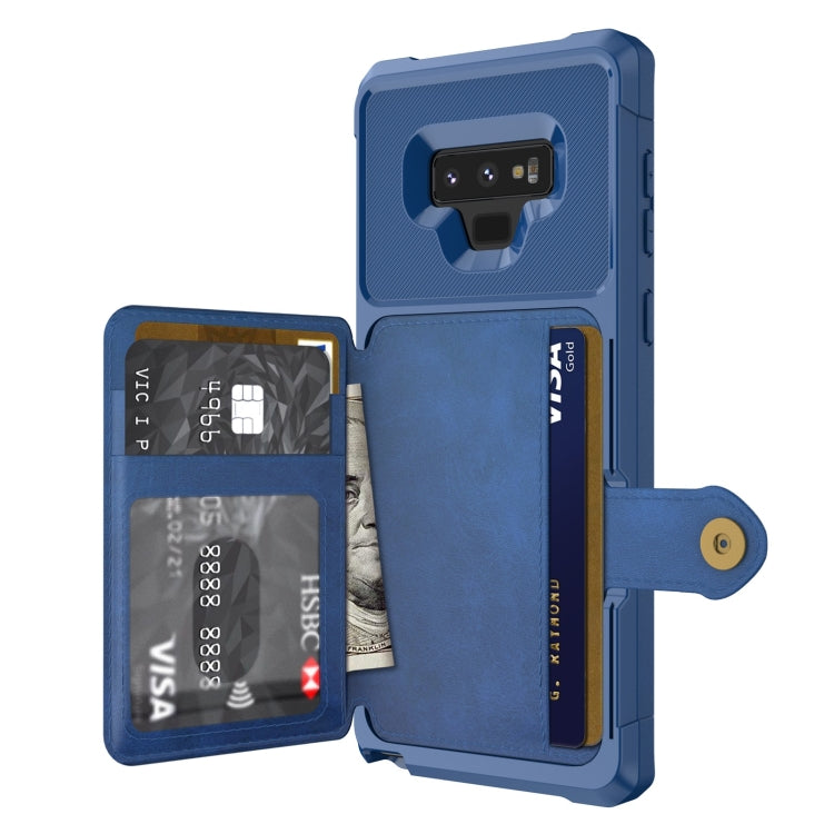 For Samsung Galaxy Note9 Magnetic Wallet Card Bag Leather Phone Case