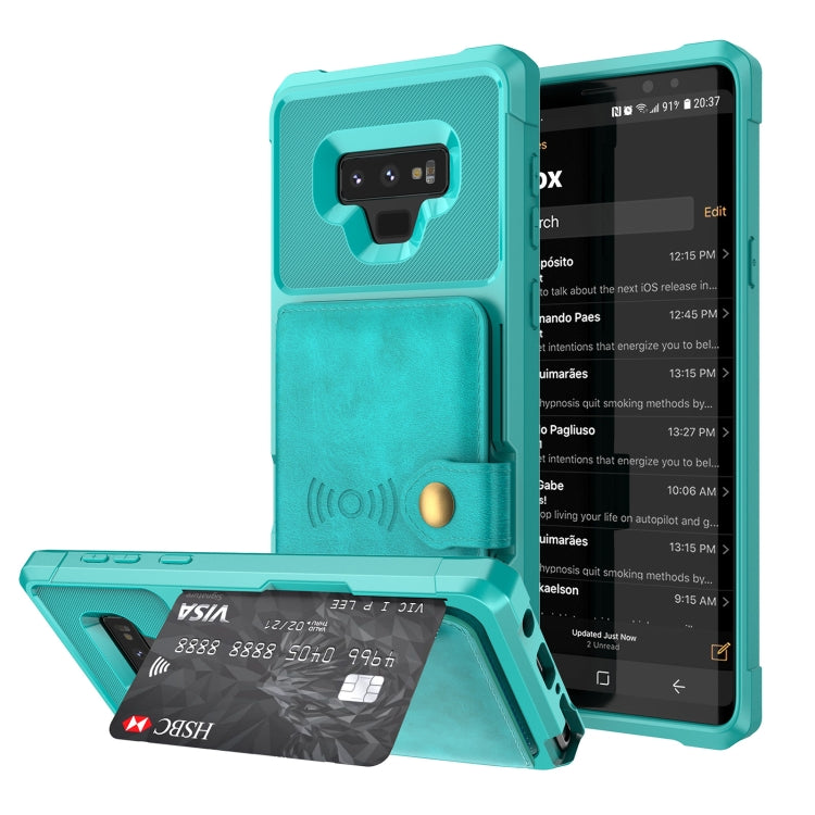 For Samsung Galaxy Note9 Magnetic Wallet Card Bag Leather Phone Case