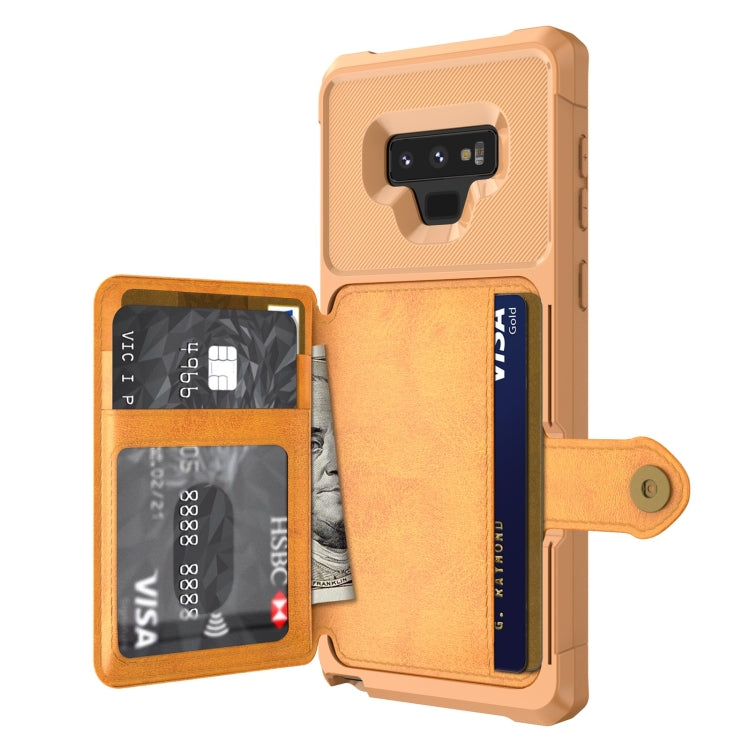 For Samsung Galaxy Note9 Magnetic Wallet Card Bag Leather Phone Case