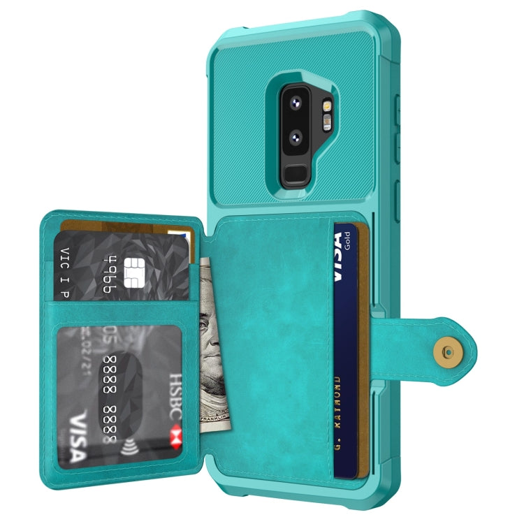 For Samsung Galaxy S9+ Magnetic Wallet Card Bag Leather Phone Case