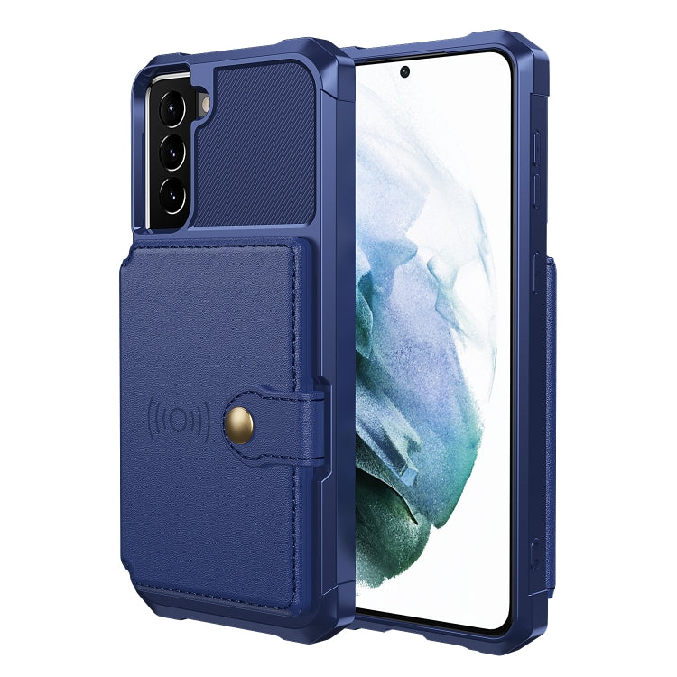 For Samsung Galaxy S21 FE 5G Magnetic Wallet Card Bag Leather Phone Case