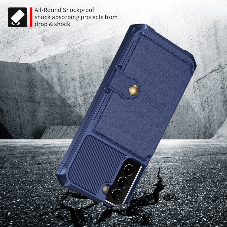 For Samsung Galaxy S21 FE 5G Magnetic Wallet Card Bag Leather Phone Case