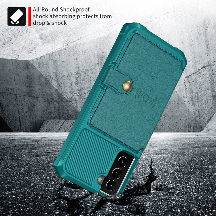 For Samsung Galaxy S21 FE 5G Magnetic Wallet Card Bag Leather Phone Case