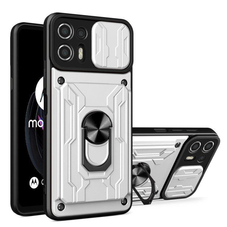 For Motorola Edge 20 Lite Sliding Camshield Card Phone Case