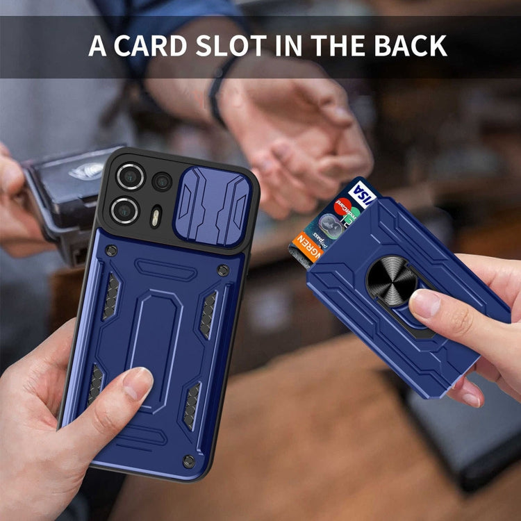 For Motorola Edge 20 Lite Sliding Camshield Card Phone Case