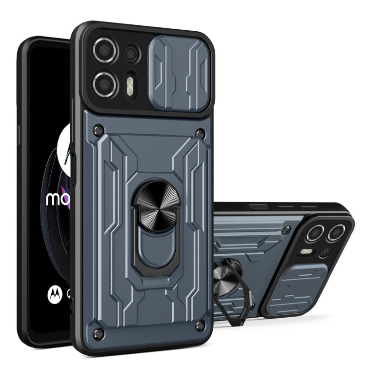 For Motorola Edge 20 Lite Sliding Camshield Card Phone Case