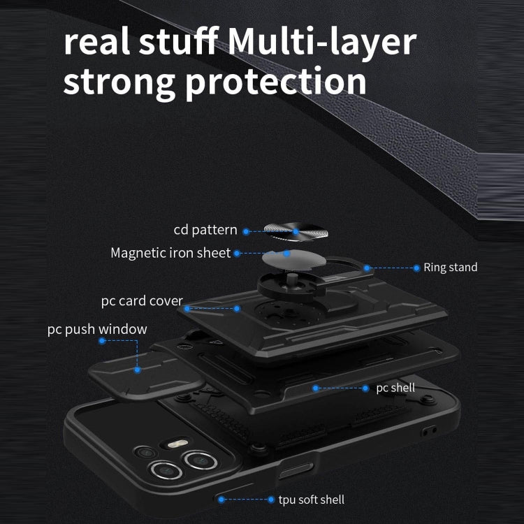 For Motorola Edge 20 Lite Sliding Camshield Card Phone Case