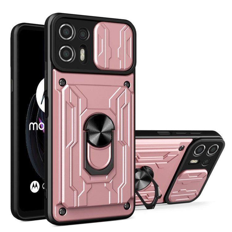 For Motorola Edge 20 Lite Sliding Camshield Card Phone Case