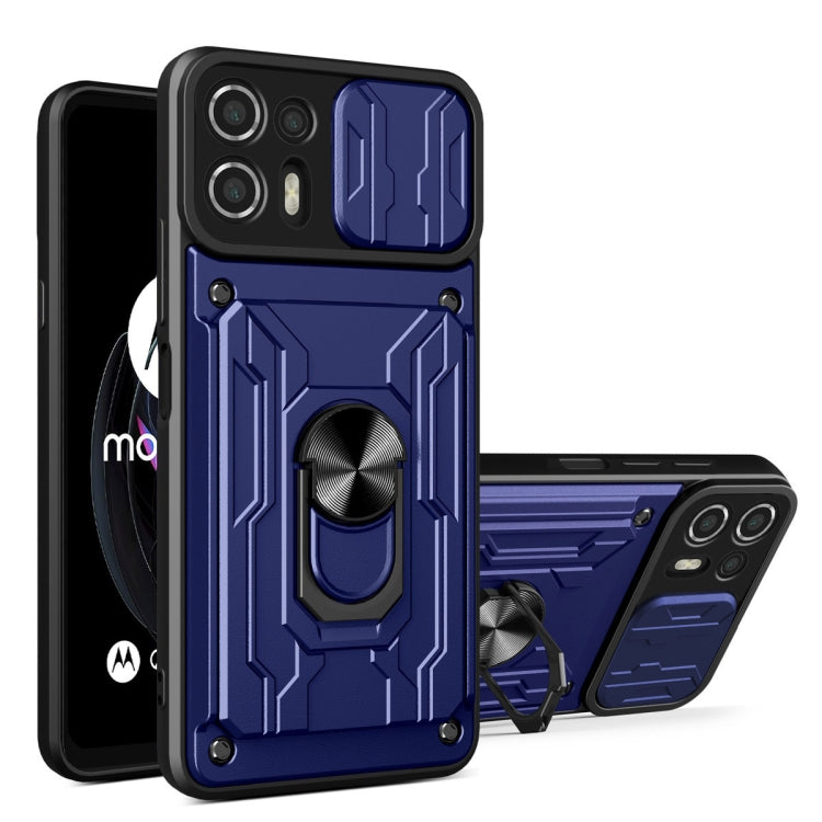 For Motorola Edge 20 Lite Sliding Camshield Card Phone Case