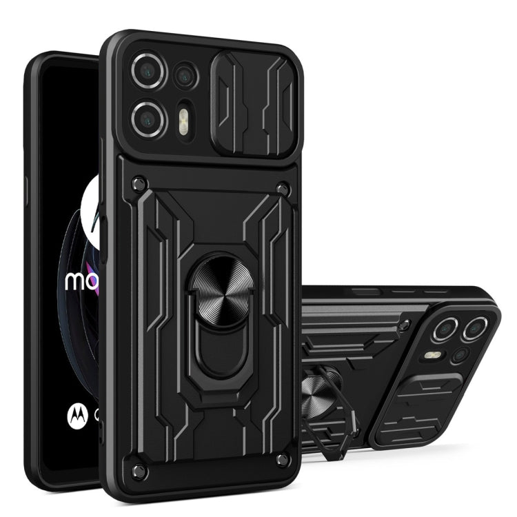 For Motorola Edge 20 Lite Sliding Camshield Card Phone Case