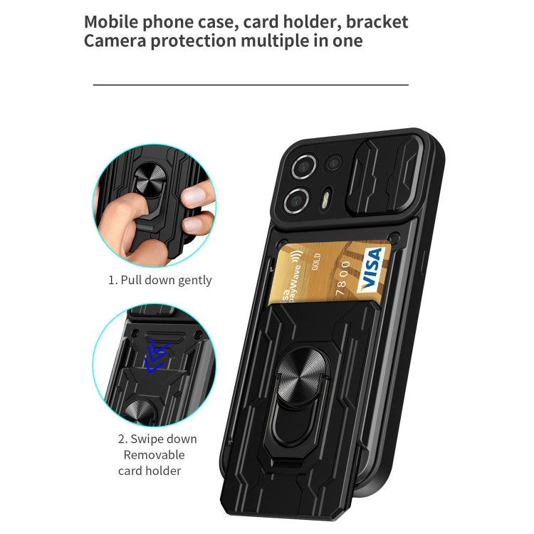 For Motorola Edge 20 Lite Sliding Camshield Card Phone Case