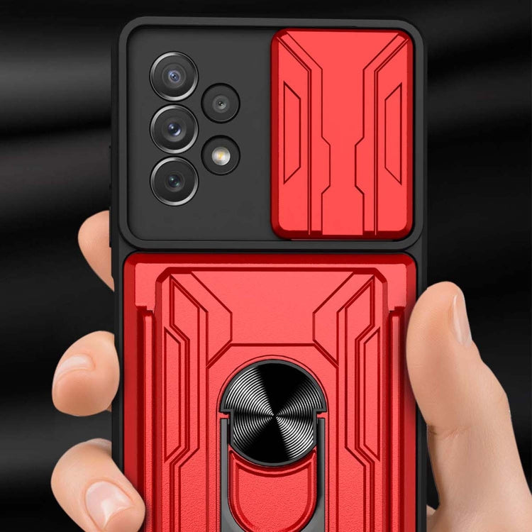 For Samsung Galaxy A13 4G Sliding Camshield Card Phone Case