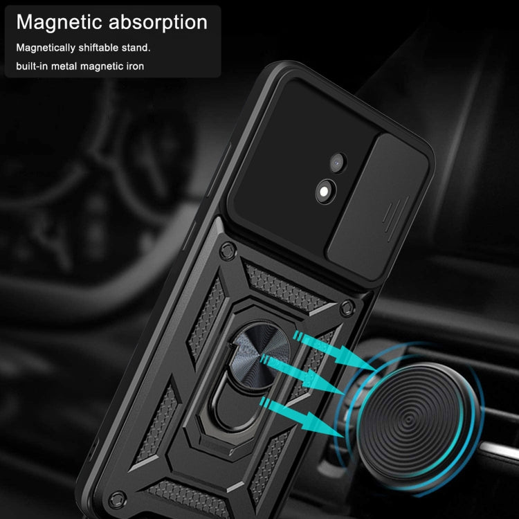 For Nokia C10 Sliding Camera Cover Design TPU+PC Phone Case