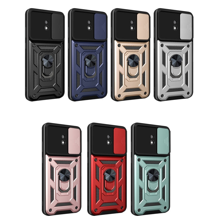 For Nokia C10 Sliding Camera Cover Design TPU+PC Phone Case