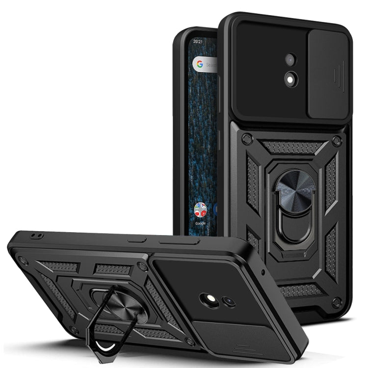 For Nokia C10 Sliding Camera Cover Design TPU+PC Phone Case