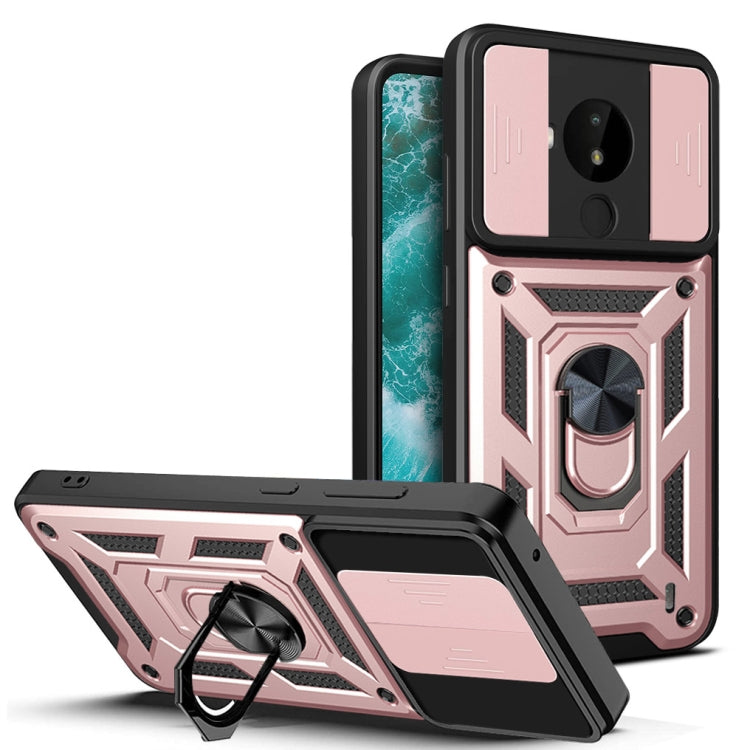 For Nokia C30 Sliding Camera Cover Design TPU+PC Phone Case