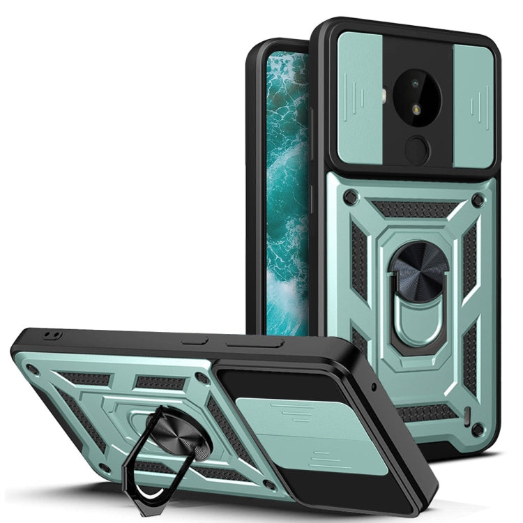 For Nokia C30 Sliding Camera Cover Design TPU+PC Phone Case