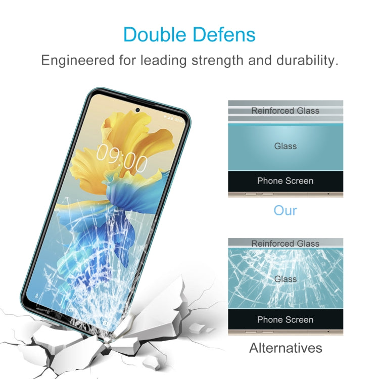 50 PCS 0.26mm 9H 2.5D Tempered Glass Film For Infinix Hot 11 2022