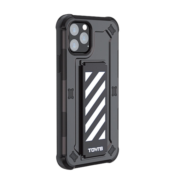 For iPhone 11 Pro Max TGVIS Explore Series Colorful Shockproof Protective Case with Bracelet