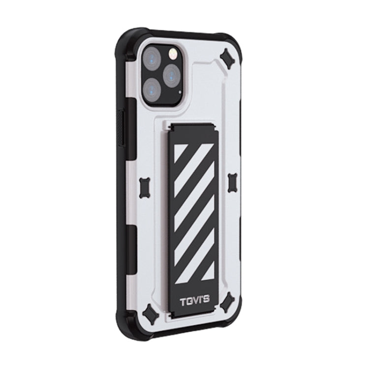 For iPhone 11 Pro Max TGVIS Explore Series Colorful Shockproof Protective Case with Bracelet