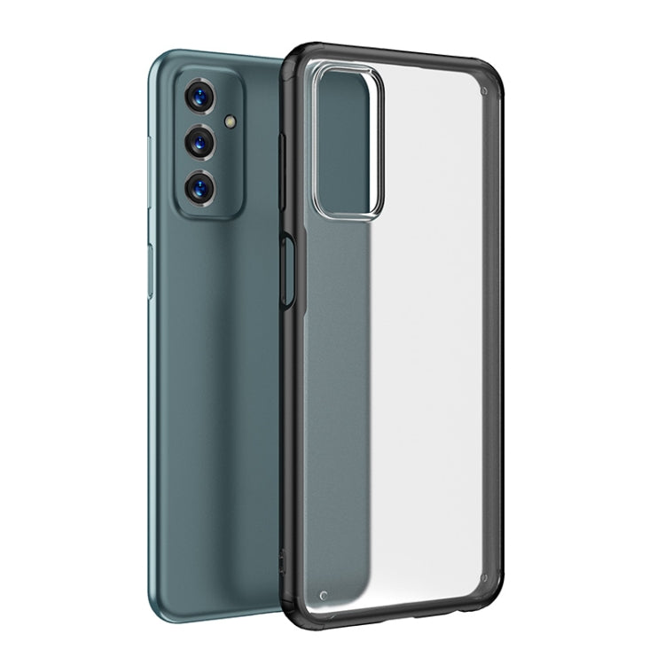 For Samsung Galaxy M23 / F23 Four-corner Shockproof TPU + PC Protective Case(Black)