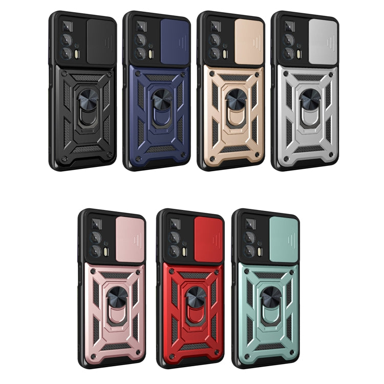 For Motorola Edge 20 Pro Sliding Camera Cover Design TPU+PC Phone Case