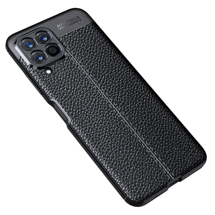 For Samsung Galaxy M53 5G Litchi Texture TPU Shockproof Case