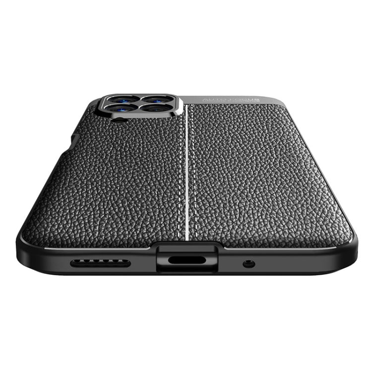 For Samsung Galaxy M53 5G Litchi Texture TPU Shockproof Case