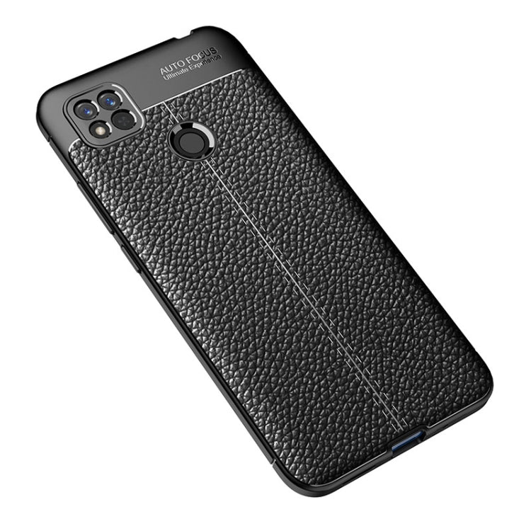 For Xiaomi Redmi 10A Litchi Texture TPU Shockproof Case