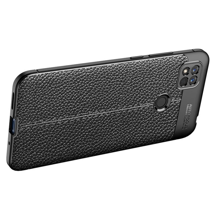 For Xiaomi Redmi 10A Litchi Texture TPU Shockproof Case