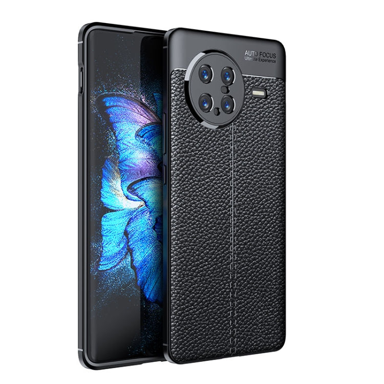 For vivo X Note Litchi Texture TPU Shockproof Case
