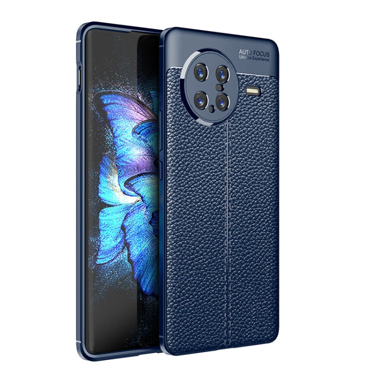 For vivo X Note Litchi Texture TPU Shockproof Case