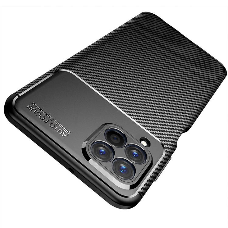 For Samsung Galaxy M53 5G Carbon Fiber Texture Shockproof TPU Phone Case