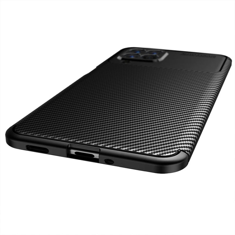 For Samsung Galaxy M53 5G Carbon Fiber Texture Shockproof TPU Phone Case