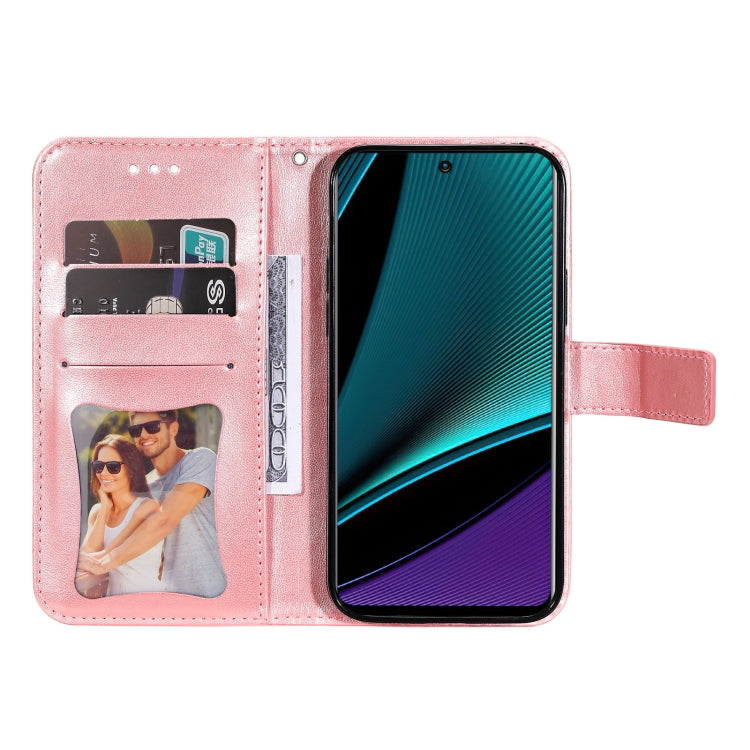 For Infinix Note 11 Pro/Note 11s 7-petal Flowers Embossing Pattern Horizontal Flip Leather Case