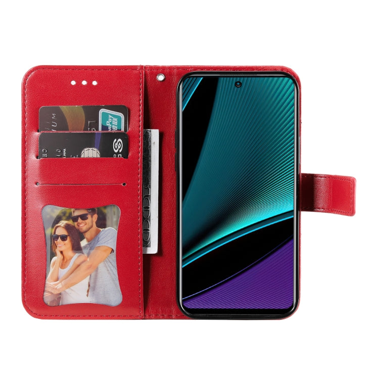 For Infinix Note 11 Pro/Note 11s 7-petal Flowers Embossing Pattern Horizontal Flip Leather Case