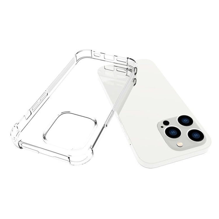 For iPhone 14 Pro Shockproof TPU Phone Case (Transparent)
