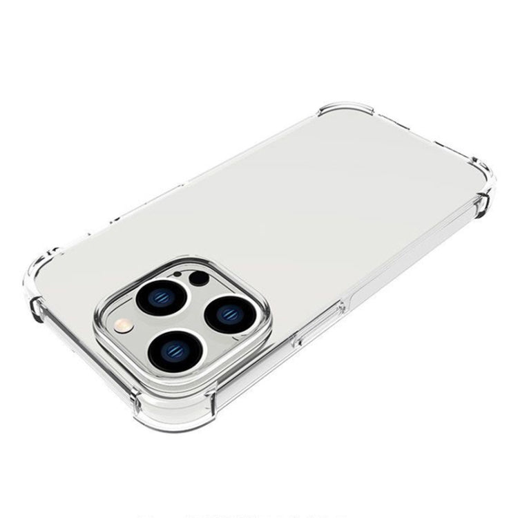 For iPhone 14 Pro Shockproof TPU Phone Case (Transparent)