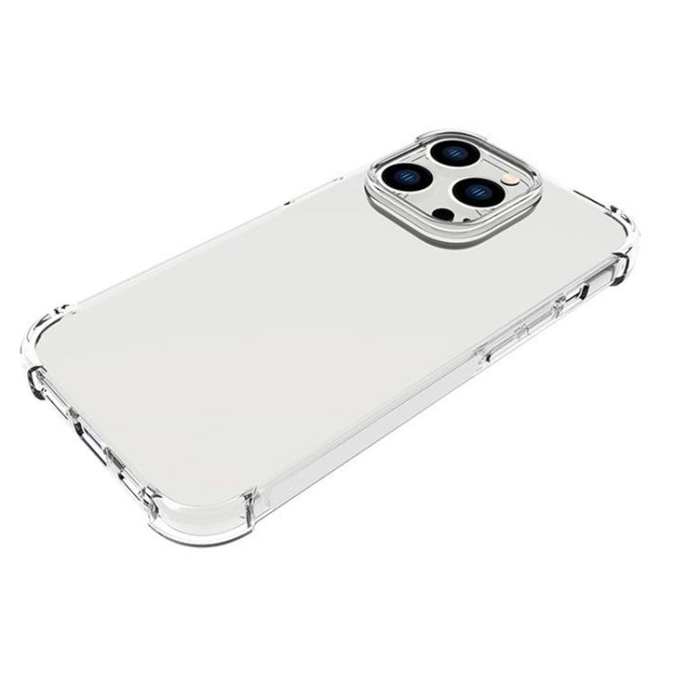 For iPhone 14 Pro Shockproof TPU Phone Case (Transparent)
