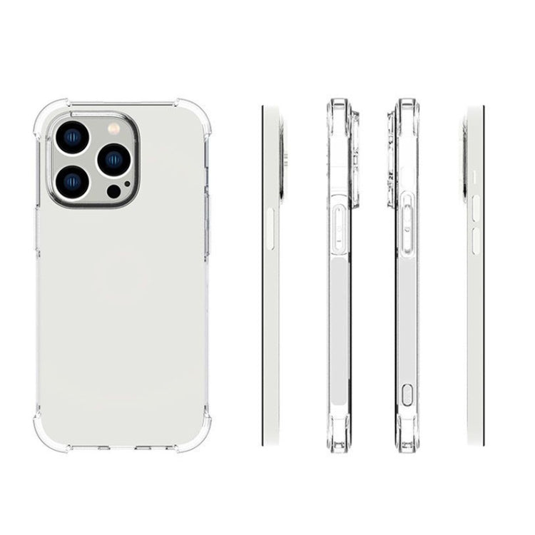 For iPhone 14 Pro Shockproof TPU Phone Case (Transparent)