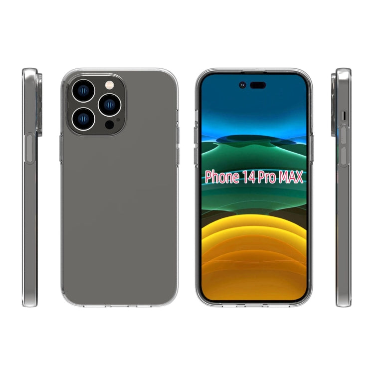 For iPhone 14 Pro Max Transparent TPU Phone Case