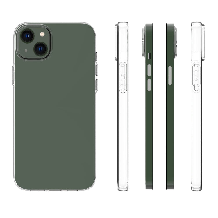 For iPhone 14 Transparent TPU Phone Case