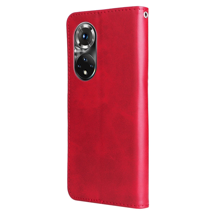 For Huawei Nova 9 Pro/Honor 50 Pro Fashion Calf Texture Zipper Horizontal Flip Leather Case