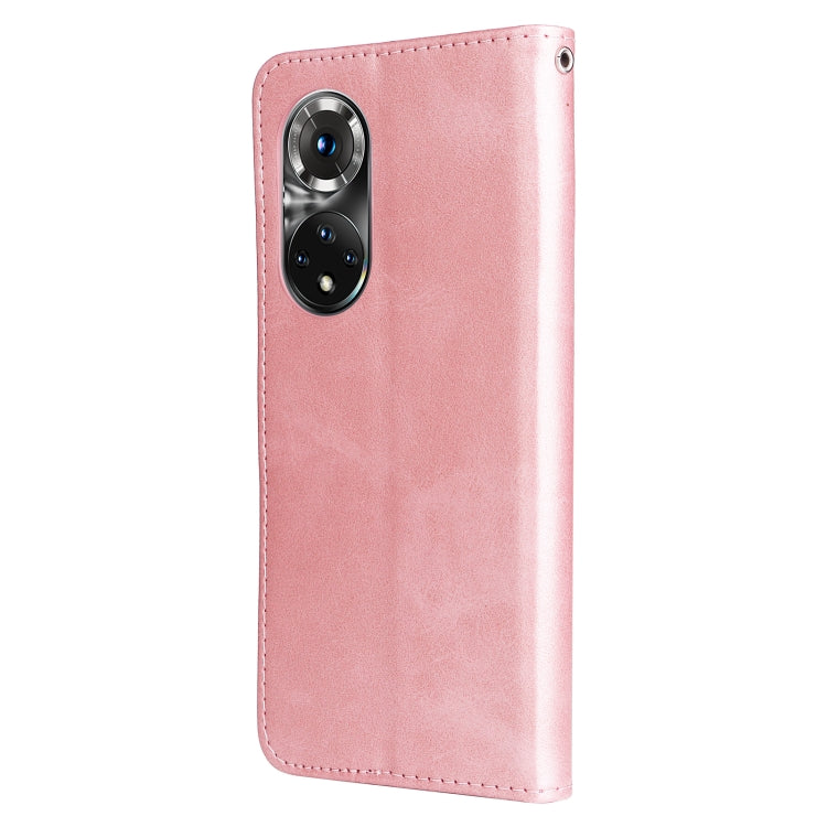 For Huawei Nova 9 Pro/Honor 50 Pro Fashion Calf Texture Zipper Horizontal Flip Leather Case