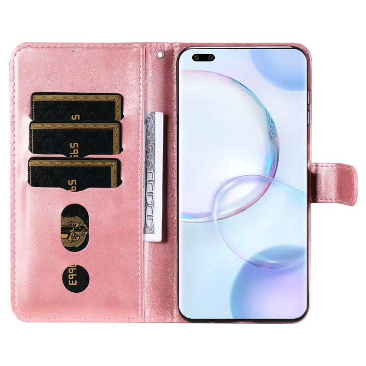 For Huawei Nova 9 Pro/Honor 50 Pro Fashion Calf Texture Zipper Horizontal Flip Leather Case