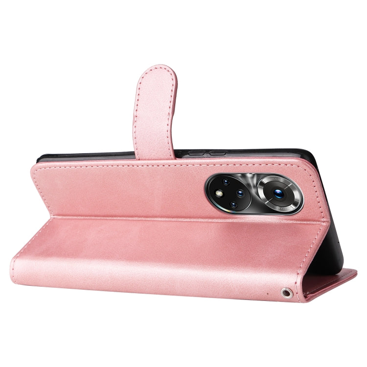 For Huawei Nova 9 Pro/Honor 50 Pro Fashion Calf Texture Zipper Horizontal Flip Leather Case