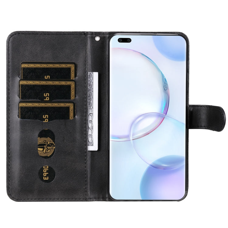 For Huawei Nova 9 Pro/Honor 50 Pro Fashion Calf Texture Zipper Horizontal Flip Leather Case